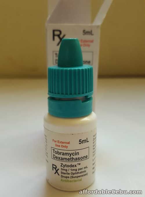 Tobramycin Dexamethasone (Zytodex) - Gamot sa Sore Eyes