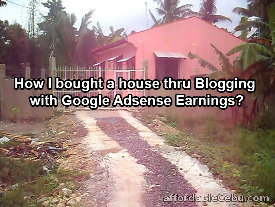 House bought through Blogging