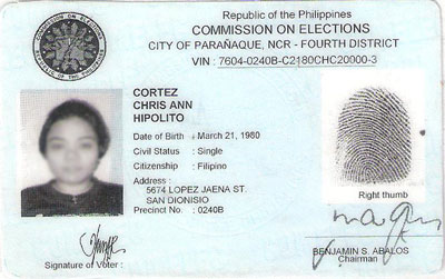 Voter's ID