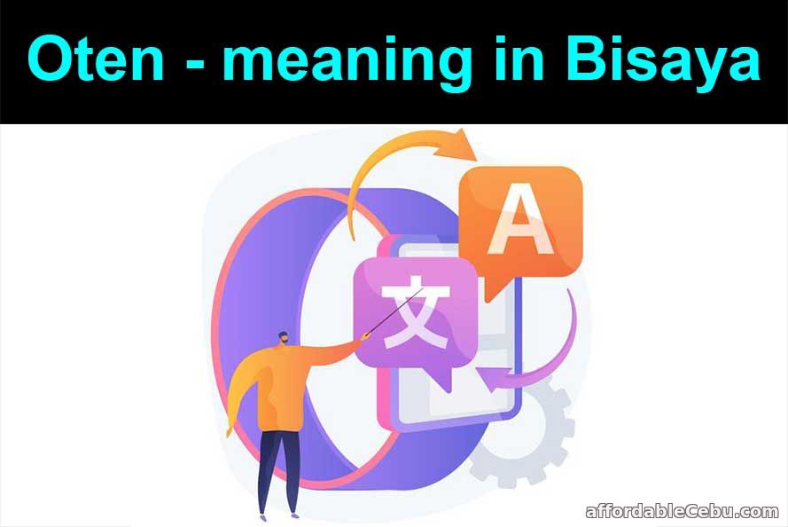 Oten meaning in Bisaya