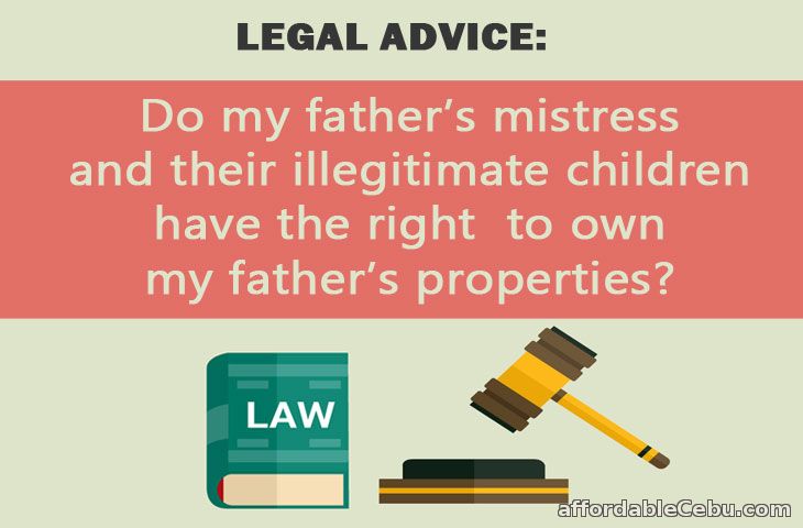 Father mistress children right to own properties