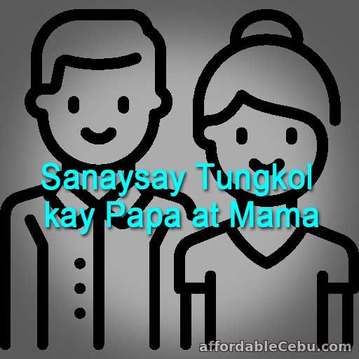 Sanaysay Tungkol kay Papa at Mama