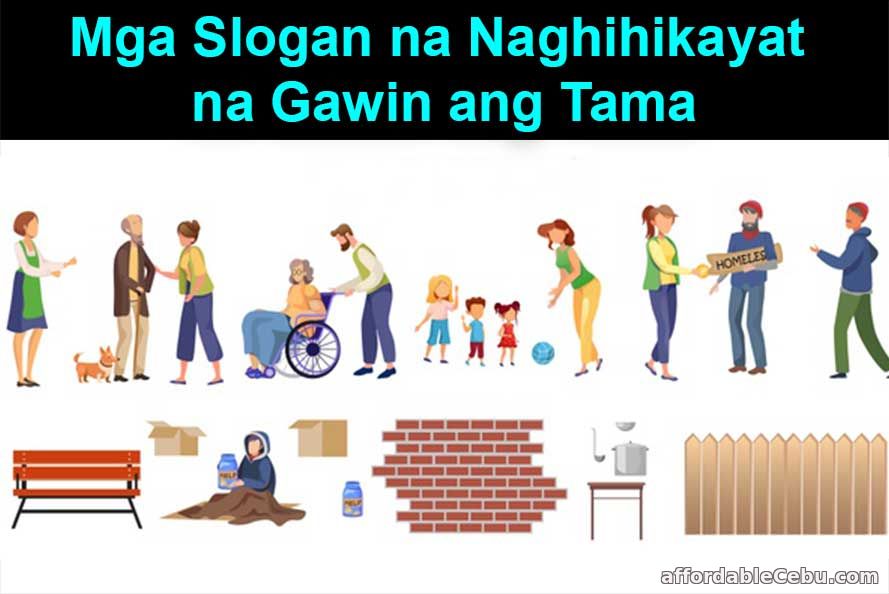 Mga Slogan na Naghihikayat na Gawin ang Tama