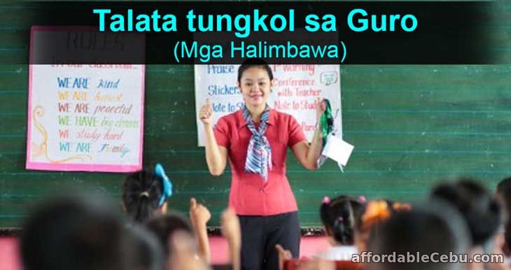 Talata tungkol sa Guro (Mga Halimbawa)  Literature 30966
