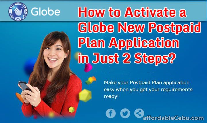 Activate Globe New Postpaid Plan Application