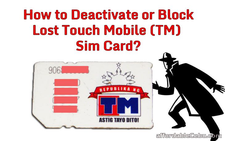 Deactivate Touch Mobile TM Sim Card