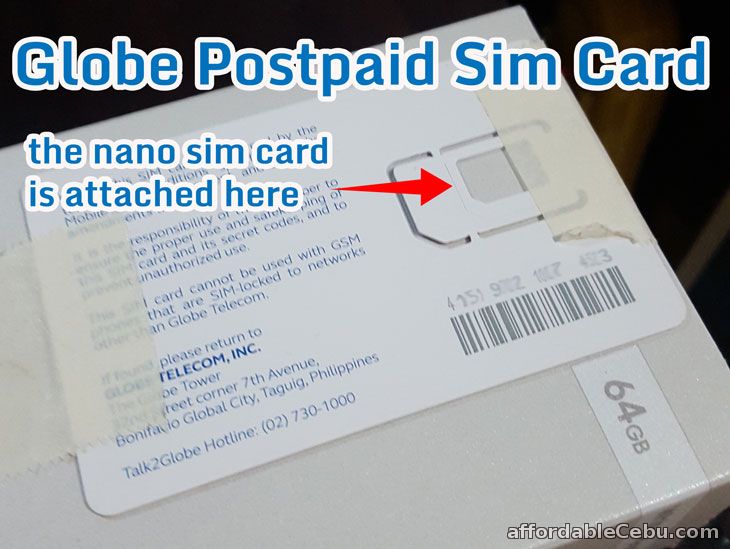 Globe Postpaid Sim Card