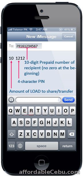 Share-a-Load in Globe/TM with PIN