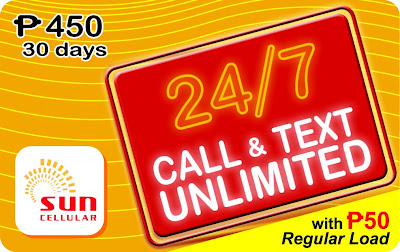 Sun Call and Text Unlimited 450