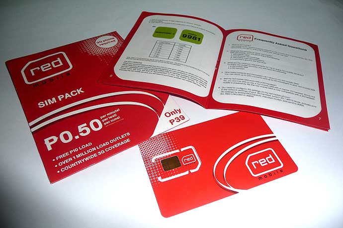 Red Mobile Sim Pack