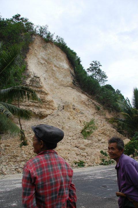 Earthquake causes landslide in Negros Occidental