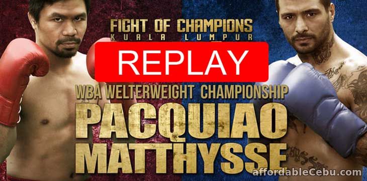 Pacquiao vs Matthysse Replay Video