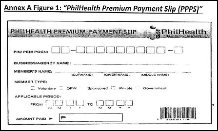 PhilHealth Payment Slip