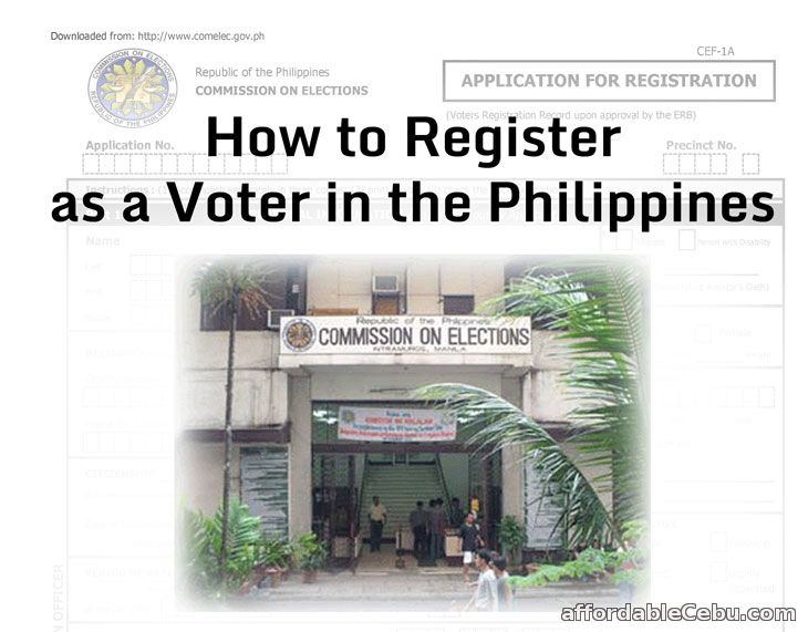 Register as Voter in Philippines