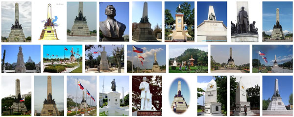 Rizal Monuments and Sculptures