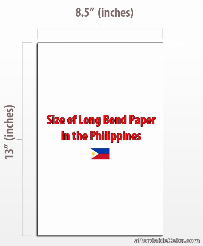 Long-bond paper in Philippines