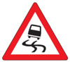 Slippery Road Sign