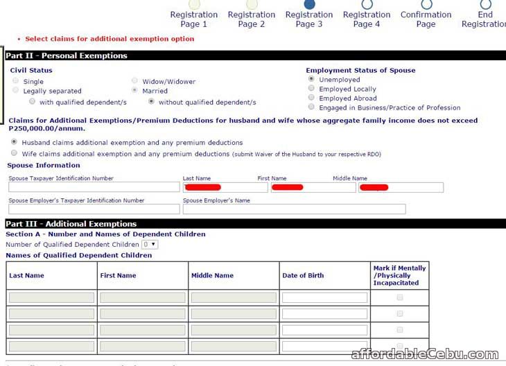 TIN Registration Form 3