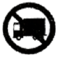 Truck No Enter