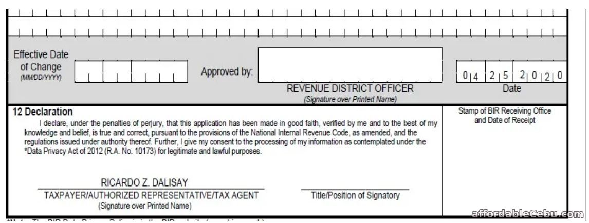 Business Closure Form 3