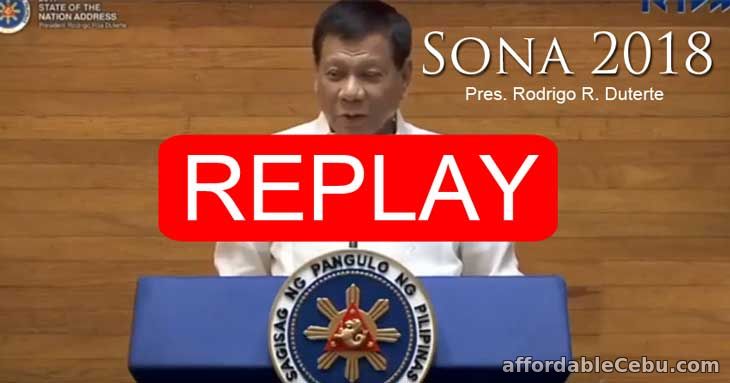 Duterte SONA 2018 Replay Video