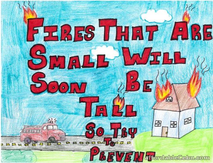 Fire Prevention-Safety Poster Drawing 5