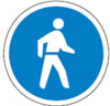 Pedestrians Only Sign