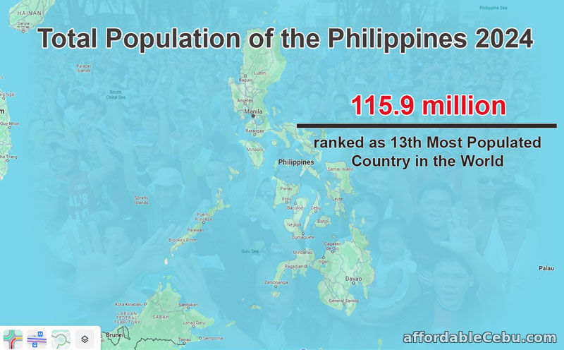 Total Population of the Philippines 2024