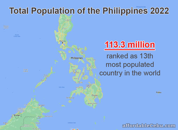 Total Population of the Philippines 2022