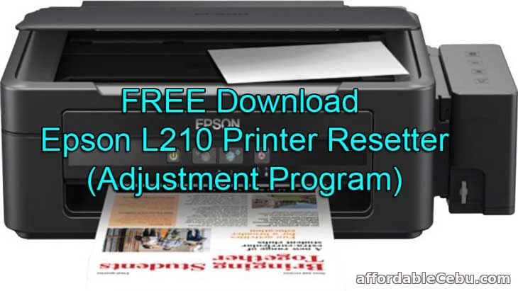 Download Epson L210 Printer Resetter (Adjustment Program)