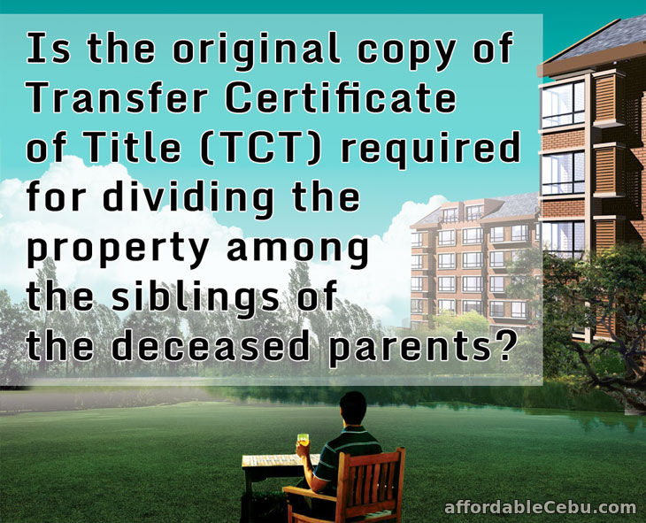 Is the Original Land Title Required for Dividing Property?