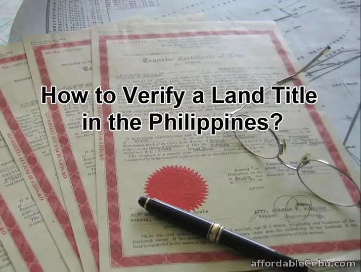 Verify Land Title in Philippines