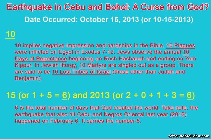 Earthquake in Cebu Bohol Meaning