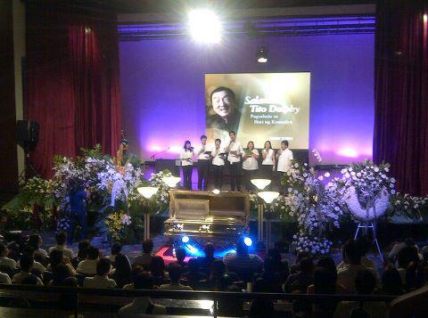 Dolphy funeral at Dolphy Theater