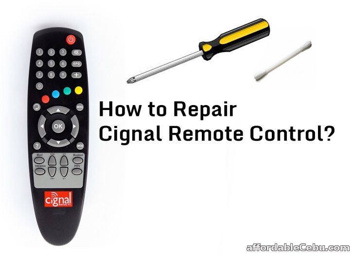 Cignal Remote Control Repair