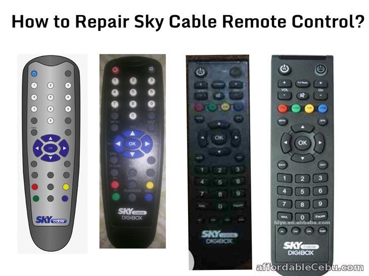 Repair Sky Cable Remote Control