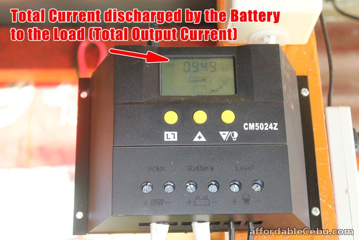 Total Output Current Discharged Solar Charger Controller