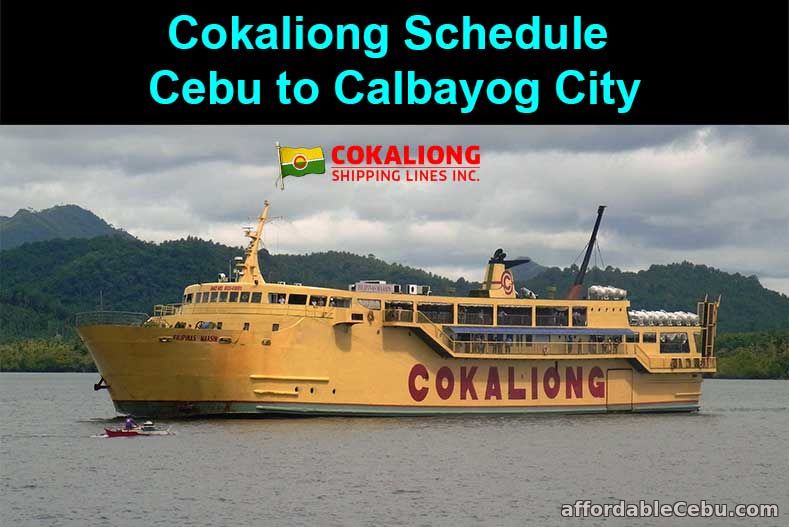 Cokaliong Schedule Cebu to Calbayog City