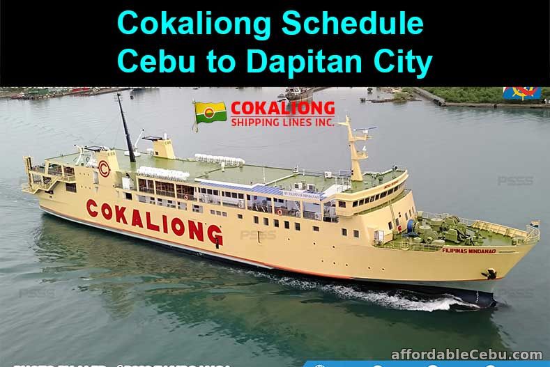 Cokaliong Schedule Cebu to Dapitan City