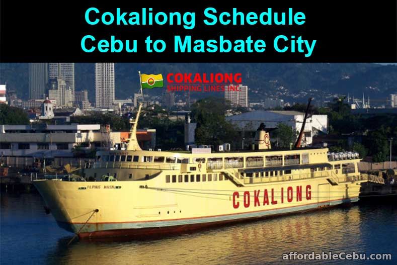Cokaliong Schedule Cebu to Masbate City