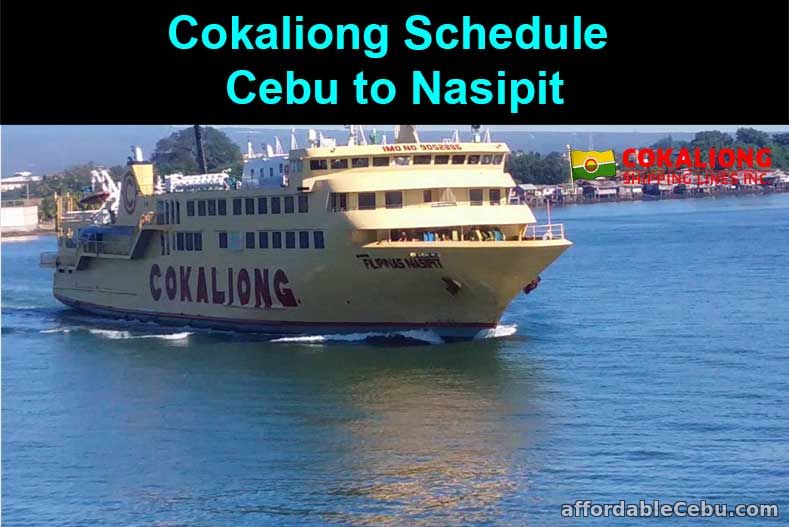 Cokaliong Schedule Cebu to Nasipit