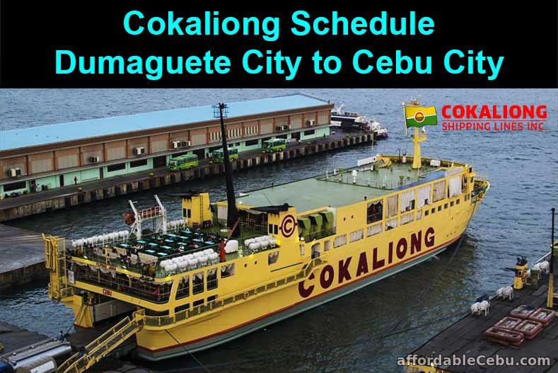 Cokaliong Schedule Dumaguete City to Cebu City