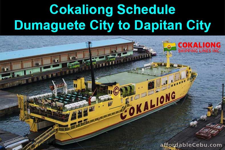 Cokaliong Schedule Dumaguete City to Dapitan City