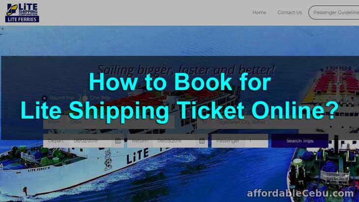 How to Book for Lite Shipping Ticket Online?