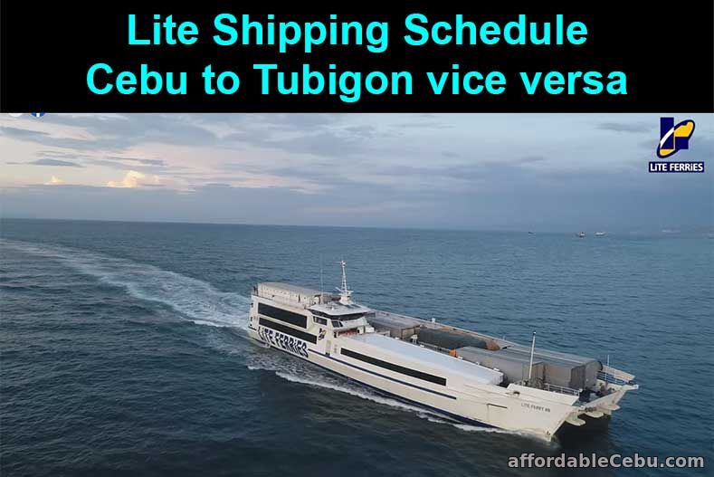 Lite Shipping Schedule Cebu to Tubigon
