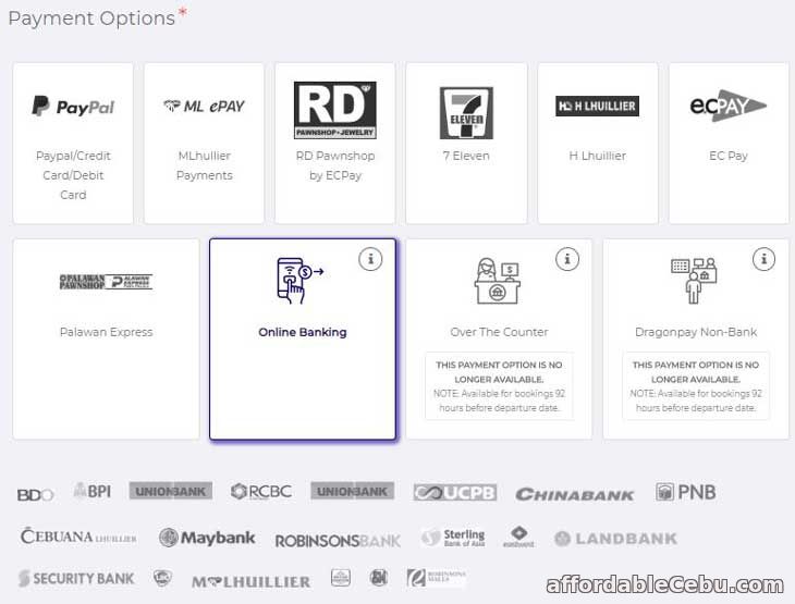 Lite Shipping Online Booking Payment Options