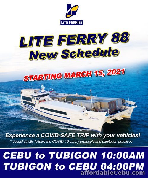 Lite Shipping Schedule Cebu to Tubigon