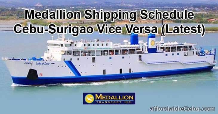 Medallion Shipping Schedule Cebu-Surigao Vice Versa (Latest)