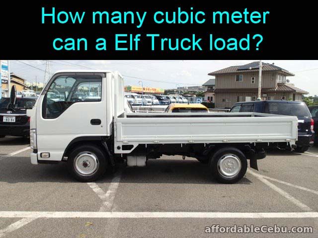 Maximum Cubic Meter an Elf Truck can Load