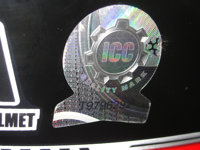 Genuine ICC Sticker